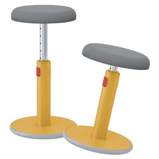 Poza cu SCAUN ERGONOMIC PT POZITIE SEZUT/IN PICIOARE GALBEN CHIHLIMBAR LEITZ