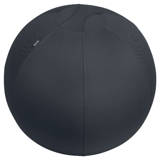Poza cu MINGE ERGONOMICA PT SEZUT SAU FITNESS FCT OPRIRE 65CM GRI CARBUNE LEITZ