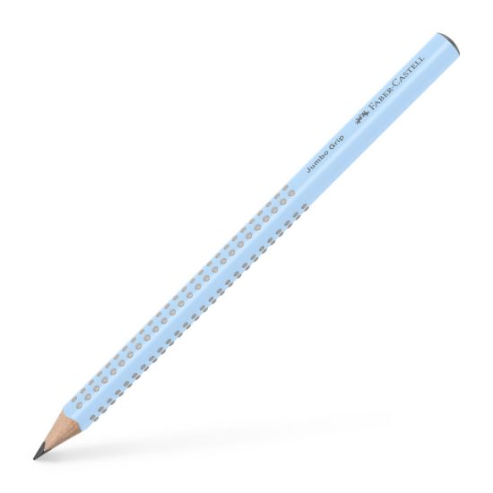 Poza cu CREION GRAFIT B JUMBO GRIP BLEU SKY FABER-CASTELL