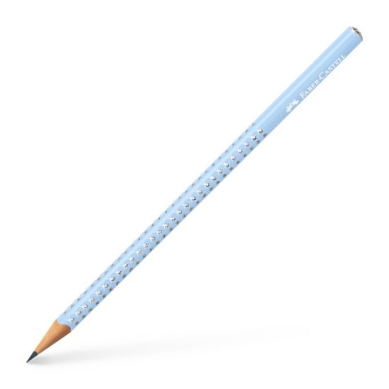 Poza cu CREION GRAFIT B SPARKLE BLEU SKY 2024 FABER-CASTELL