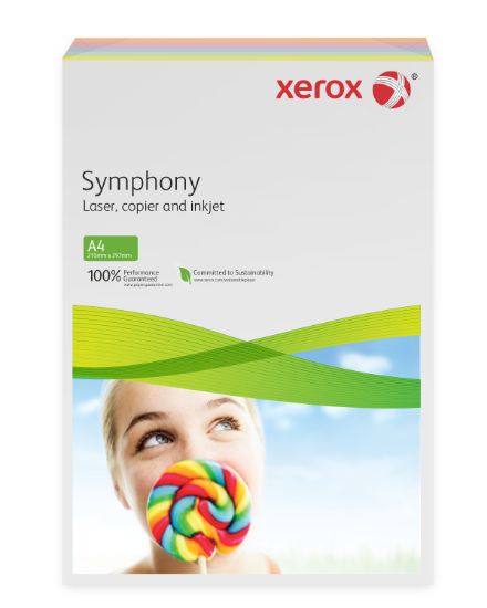 Poza cu HARTIE COPIATOR A4 ASORTATA PAL 80G 5*50/TOP XEROX