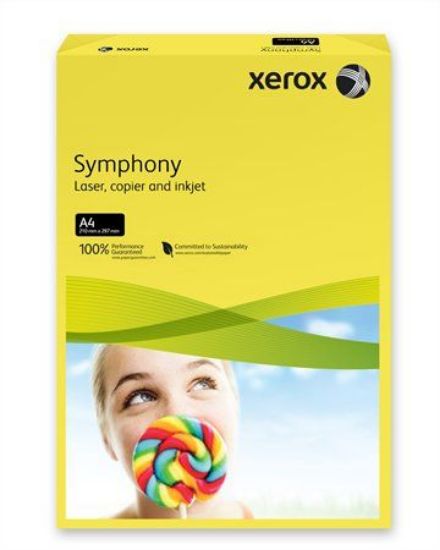 Poza cu HARTIE COPIATOR A4 GALBEN INTENS 80G 500/TOP XEROX