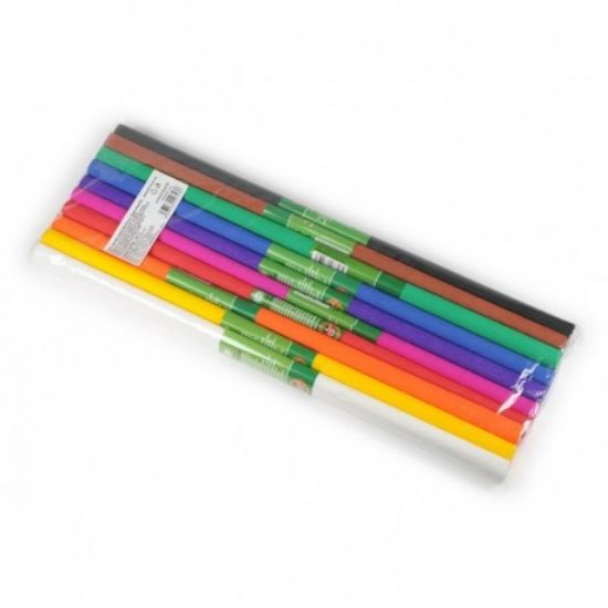 Poza cu HARTIE CREPONATA 10/SET(CU ALB SI NEGRU) KOH-I-NOOR