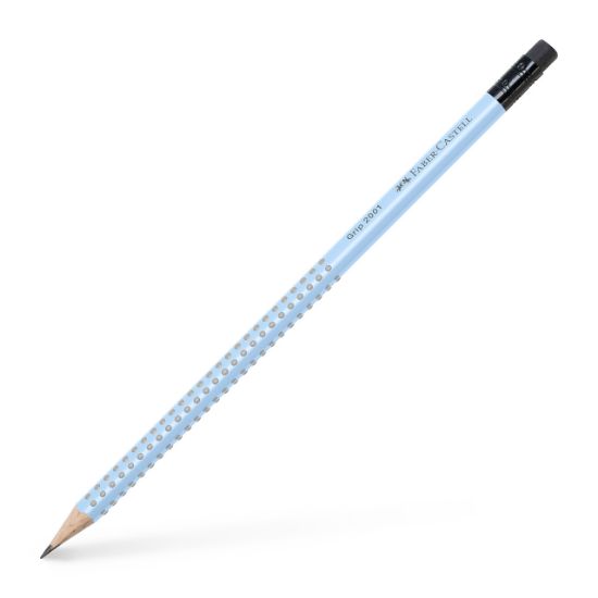 Poza cu CREION GRAFIT B CU GUMA GRIP 2001 BLEU SKY FABER-CASTELL