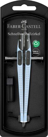 Poza cu COMPAS QUICK-SET GRIP BLEU SKY FABER-CASTELL