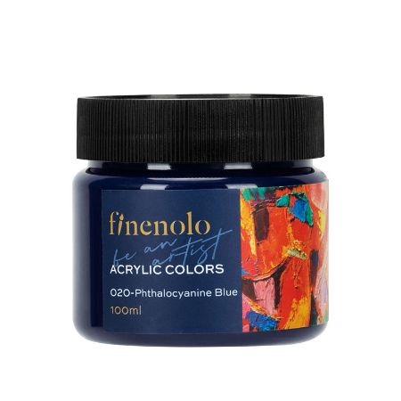 Poza cu CULORI ACRILICE 100ML ALBASTRU PHTALO FINENOLO DELI