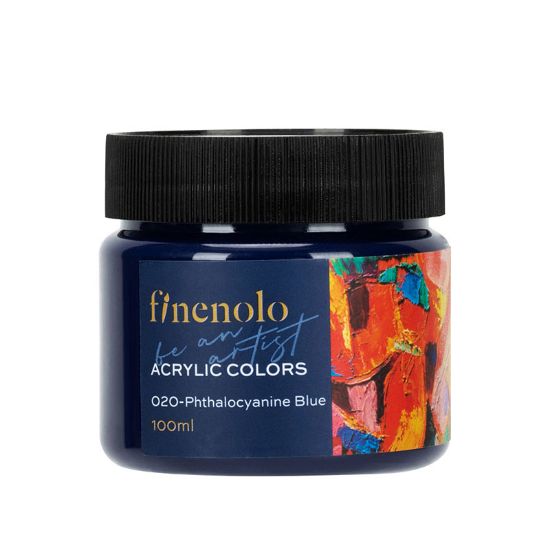 Poza cu CULORI ACRILICE 100ML ALBASTRU PHTALO FINENOLO DELI