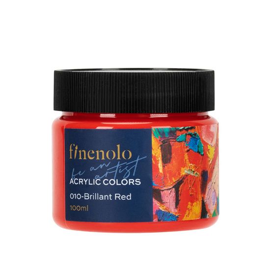 Poza cu CULORI ACRILICE 100ML ROSU FINENOLO DELI