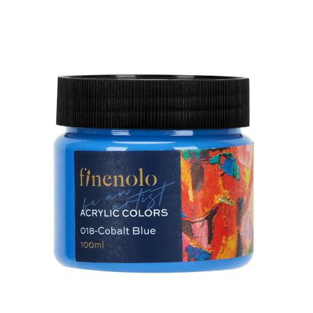 Poza cu CULORI ACRILICE 100ML ALBASTRU COBALT FINENOLO DELI
