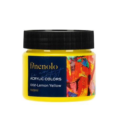 Poza cu CULORI ACRILICE 100ML GALBEN LAMAIE FINENOLO DELI