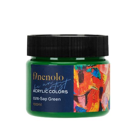 Poza cu CULORI ACRILICE 100ML VERDE PADURE FINENOLO DELI