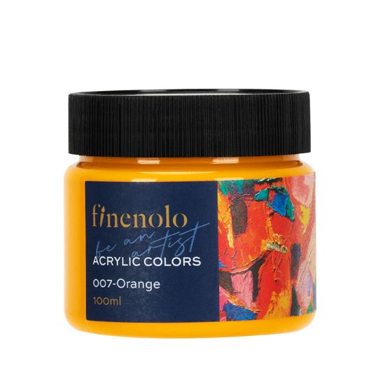 Poza cu CULORI ACRILICE 100ML PORTOCALIU FINENOLO DELI