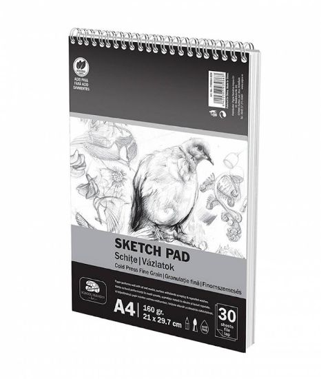 Poza cu BLOC DESEN SCHITE A4 160G 30 COLI PIGNA
