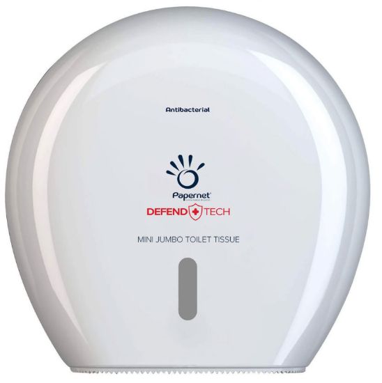Poza cu DISPENSER HARTIE IGIENICA MINI JUMBO ABS ALB PAPERNET