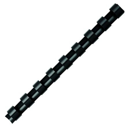 Poza cu INEL PLASTIC 10MM NEGRU PT 41-55 COLI 100/CUT FELLOWES