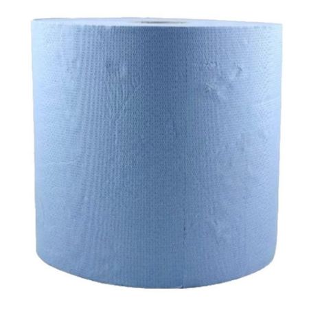 Poza cu PROSOP HARTIE ALBASTRA ROLA 2STR 100M 6/SET GREEN JUMBO