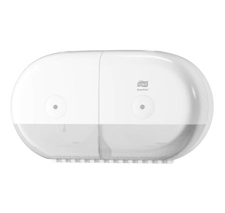 Poza cu DISPENSER HARTIE IGIENICA TORK SMART ONE TWIN MINI ALB