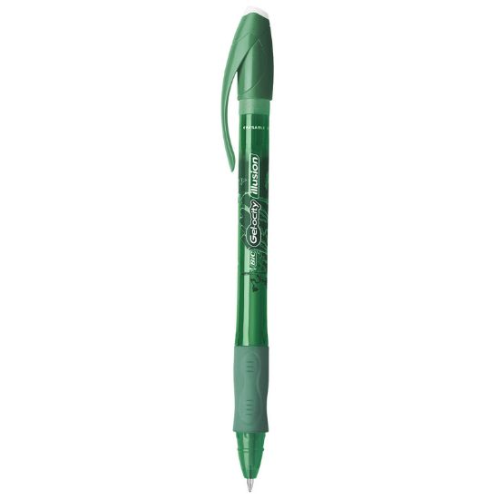 Poza cu ROLLER 0.7MM VERDE GEL-OCITY ILLUSION BIC