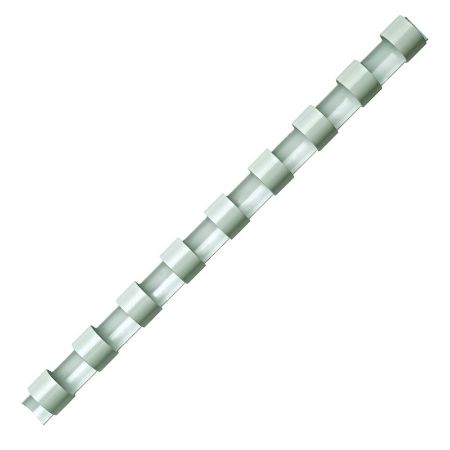 Poza cu INEL PLASTIC 6MM ALB PT 2-20 COLI 25/CUTIE FELLOWES
