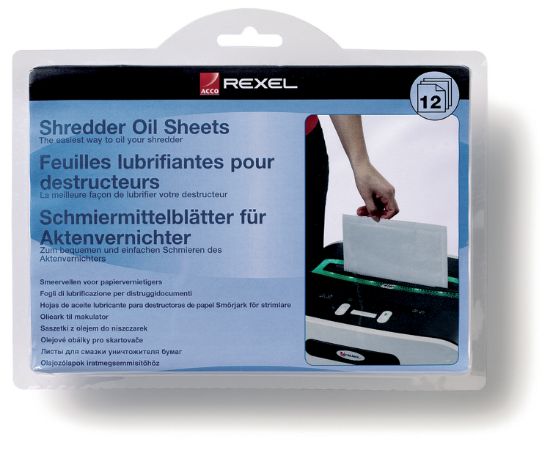 Poza cu COLI IMPREGNATE CU ULEI PT. DISTRUGATOR DOCUMENTE 12/SET REXEL