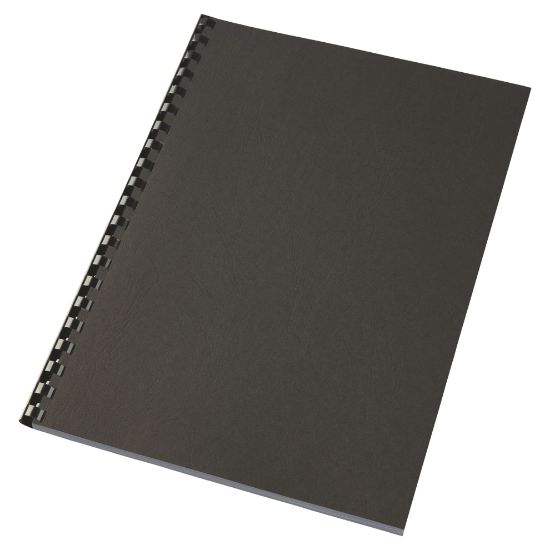 Poza cu COPERTI CARTON A4 250G NEGRU 100/TOP GBC
