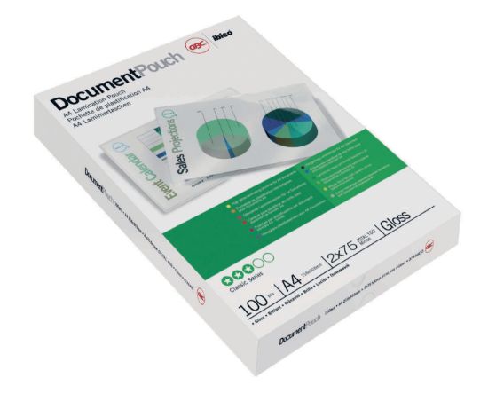 Poza cu FOLIE A4 75 MICRONI 100/TOP GBC