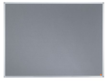 Poza cu PANOU TEXTIL 120 x 90 CM GRI ESSENTIALS NOBO