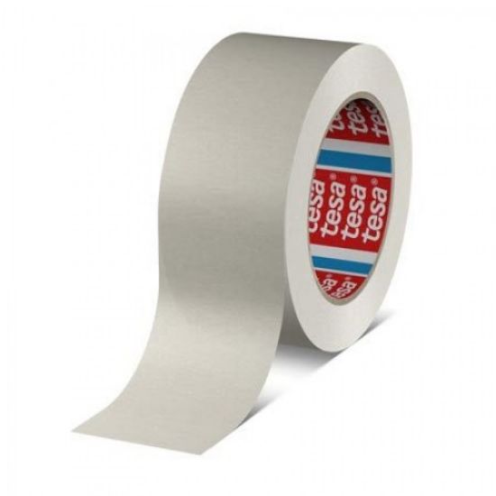 Poza cu BANDA ADEZIVA AMBALARE HARTIE ALBA 50M*50MM TESA