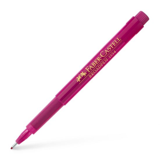 Poza cu LINER 0.8MM ROZ BROADPEN 1544 FABER-CASTELL