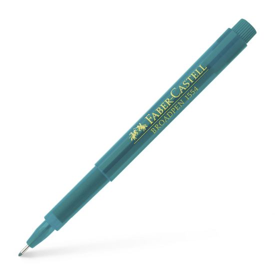 Poza cu LINER 0.8MM TURCOAZ BROADPEN 1554 FABER-CASTELL