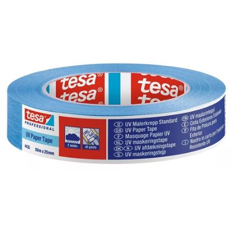 Poza cu BANDA ADEZIVA MASCARE PP EXTERIOR 50M*25MM ALBASTRA TESA