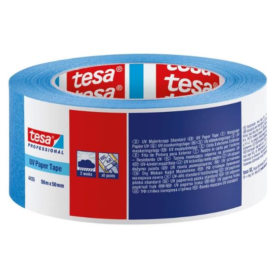 Poza cu BANDA ADEZIVA MASCARE PP EXTERIOR 50M*50MM ALBASTRA TESA