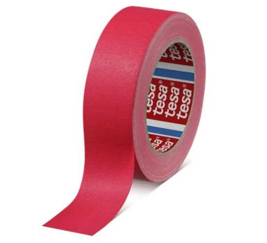 Poza cu BANDA ADEZIVA TEXTILA ROZ NEON 25M*25MM TESA