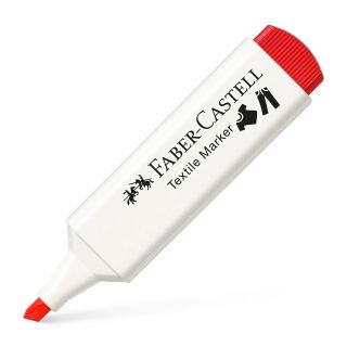Poza cu MARKER TEXTIL ROSU FABER-CASTELL