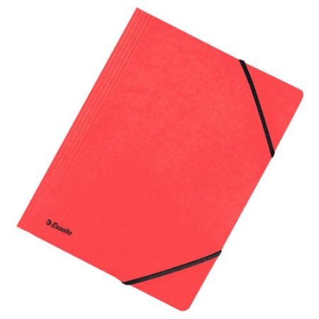 Poza cu MAPA CARTON CU ELASTIC LUX ROSIE ESSELTE