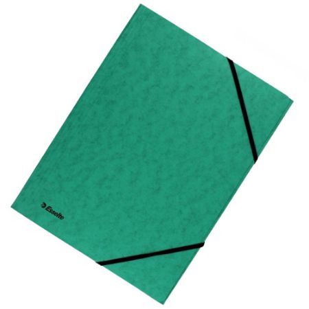 Poza cu MAPA CARTON CU ELASTIC LUX VERDE ESSELTE