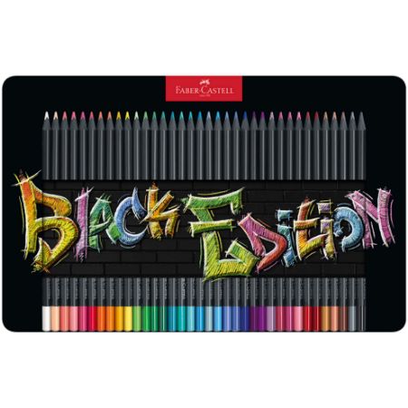 Poza cu DISPLAY CONCEPT CREIOANE COLORATE BLACK EDITION 2024 FABER-CASTELL