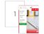 Poza cu ETICHETE 1/A3 297*420MM COLTURI DREPTE 100/TOP TANEX