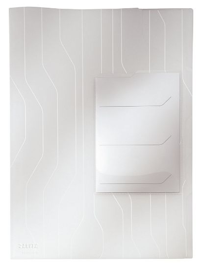 Poza cu MAPA PLASTIC 3*20COLI TRANSPARENTA 3 SEPARATOARE JUMBO LEITZ