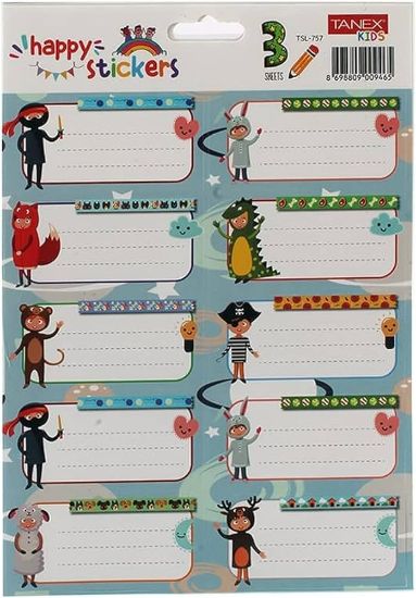 Poza cu ETICHETE SCOLARE 30/SET TLS-757 TANEX