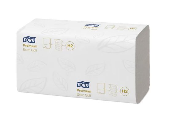 Poza cu PROSOAPE HARTIE ALBE IN Z 2STR 100/SET TORK XPRESS EXTRA SOFT