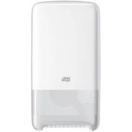 Poza cu DISPENSER HARTIE IGIENICA MID-SIZE ALB TORK TWIN