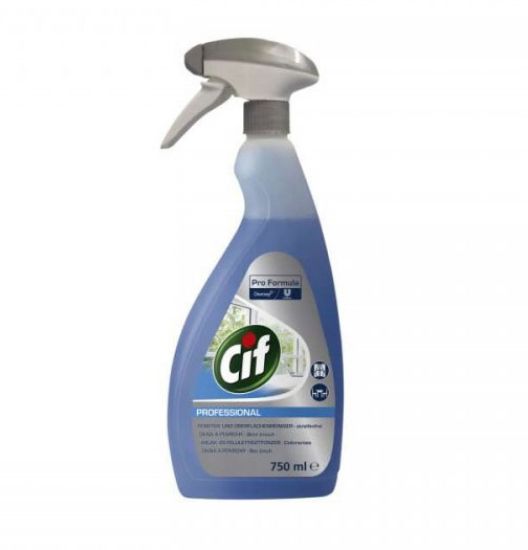 Poza cu DETERGENT GEAM SI SUPRAFETE CU PULVERIZATOR 750ML CIF