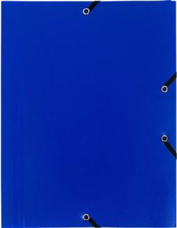 Poza cu MAPA PLASTIC CU ELASTIC A4 ALBASTRU EXACOMPTA
