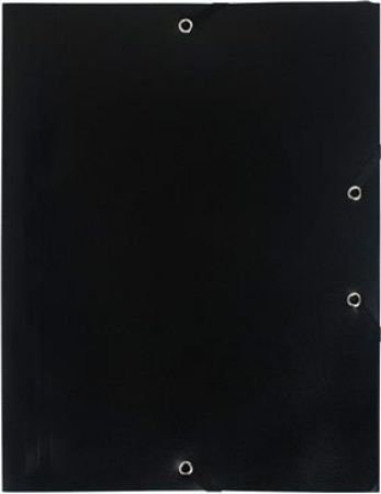 Poza cu MAPA PLASTIC CU ELASTIC A4 NEGRU EXACOMPTA
