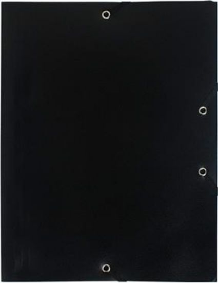 Poza cu MAPA PLASTIC CU ELASTIC A4 NEGRU EXACOMPTA