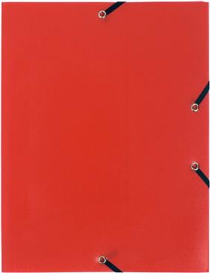 Poza cu MAPA PLASTIC CU ELASTIC A4 ROSU EXACOMPTA