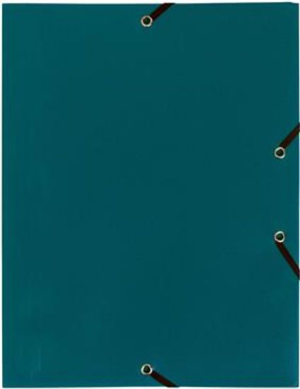 Poza cu MAPA PLASTIC CU ELASTIC A4 VERDE EXACOMPTA