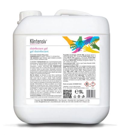 Poza cu GEL DEZINFECTANT MAINI 5L KLINTENSIV