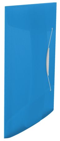Poza cu MAPA PLASTIC CU ELASTIC ALBASTRA VIVIDA ESSELTE